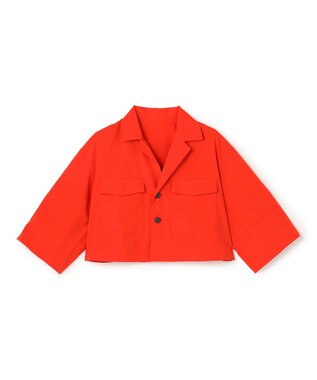 uncrave クールタッチカラータイプライター シャツジャケット スカーレット