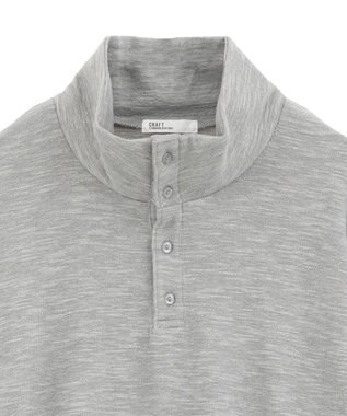 CRAFT STANDARD BOUTIQUE スタンドネックデザインプルオーバー Gray