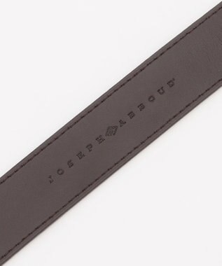 JOSEPH ABBOUD 【日本製】ディナオイルスクイーズ ベルト ダークブラウン系