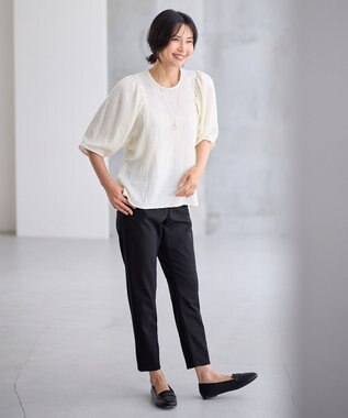 ANY 【大好評につき新色登場！/ストレッチ】大人の7daysデイリーパンツ ブラック