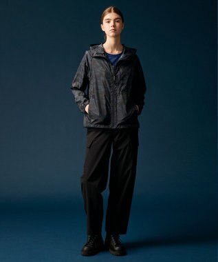 JOSEPH ABBOUD MOUNTAIN 【秋カラー/JAPANファブリック/吸水速乾】プレーティング天竺  アウトドアフォト Tシャツ ネイビー系