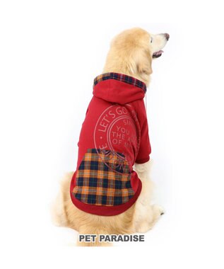 犬 服 ｌｅｅ パーカー 中型犬 大型犬 ロゴ 赤 Pet Paradise ファッション通販 公式通販 オンワード クローゼット