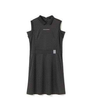 ZERO HALLIBURTON モノグラム柄ノースリーブワンピース ZHG-W6S7b 85221 ブラック