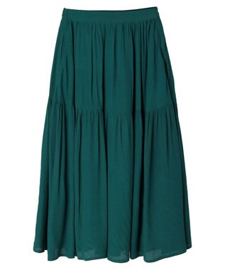 AMERICAN HOLIC ティアードギャザースカート Green