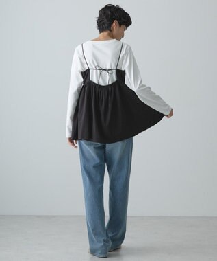 AMERICAN HOLIC ティアードキャミソール Black