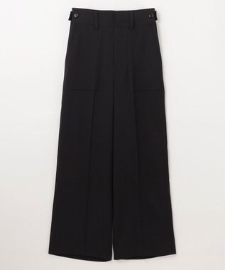 GRACE CONTINENTAL サテンベイカーパンツ ブラック