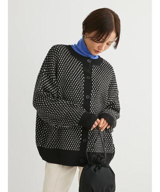 Green Parks ・ＳＵＧＡＲ　ＳＰＯＯＮ　２ｗａｙニットカーディガン Black