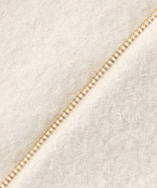 UNFILO ウールミルド ZIPニットブルゾン グレージュ