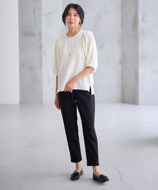 ANY 【大好評につき新色登場！/ストレッチ】大人の7daysデイリーパンツ ブラック