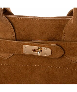 UNBILLION カカトゥ kakatoo / スエード調2wayスクエアバッグ キャメル