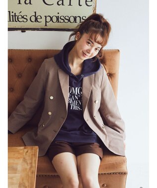 earth music&ecology テーラードジャケット Check