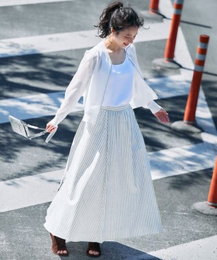 ICB 【洗える】ドライシアージップアップブルゾン オフホワイト系