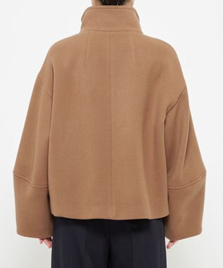 uncrave 【撥水】プルーフ メルトン スタンドネック コート（uncrave STANDARD） キャメル
