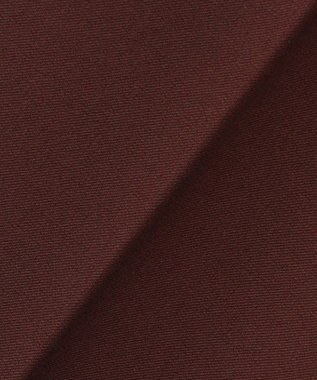 自由区 L 【19号サイズまで展開】TRギャバ裏起毛テーパード パンツ ボルドー