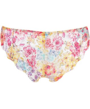 WACOAL Tバック ショーツ 【重力に負けないバストケアBra】 はきこみ丈あさめ BRA184とペア バックのかぶり広め レディース PRA484 /ワコール イエロー