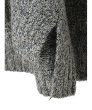 Green Parks ふわふわＭｉｘニットプルオーバー Black