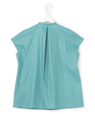 ICB L 【接触冷感・洗える】エステルラミーチンツ プルオーバーブラウス セルリアン系