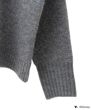 Green Parks ミッキー＆フレンズ／アーガイル柄ニット Charcoal Gray