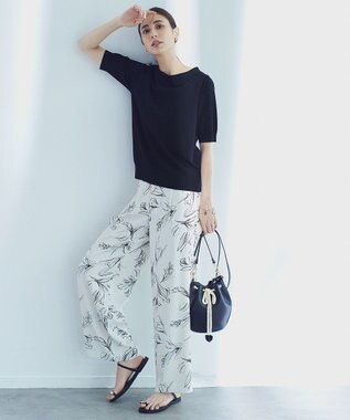 23区 【CLASSY.6月号掲載】ロープバケツ バッグ ブラック系