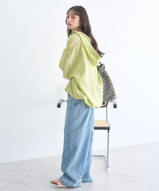 earth music&ecology アノラックフーディ Light Green