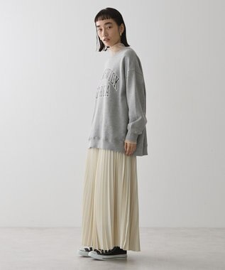 AMERICAN HOLIC サテンプリーツスカート Ivory