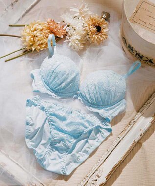 San-ai Resort（三愛水着楽園） 【SALE】クラシカルレースふわもりブラセット 【northerly】