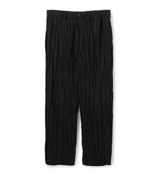 【HIGH GRADE LINE】マックスプリーツワッシャー　ドロスト付ワイドパンツ / WAVE