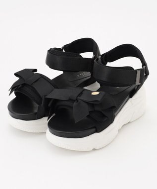 TOCCA RIBBON  SPORTS SANDALS サンダル ブラック系
