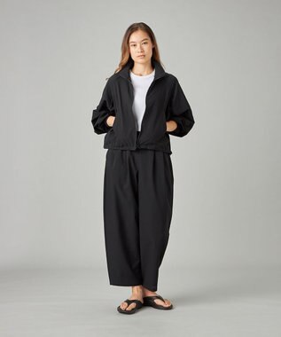 Chacott マイクロドットワイドパンツ ブラック