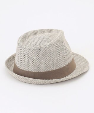 JOSEPH ABBOUD 【尾州産素材・和紙糸使用・洗える】和紙MIXラッセル ハット ベージュ系