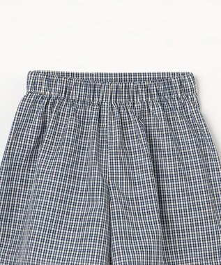 組曲 KIDS 【110-140㎝】 チェックプリーツ キュロット サックスブルー