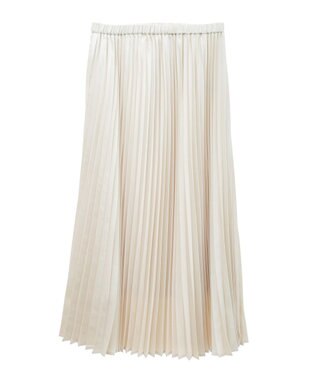 AMERICAN HOLIC サテンプリーツスカート Ivory