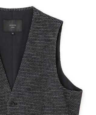 JOSEPH HOMME 【LEON 掲載】ドビージャージー　ジレ ライトグレー系