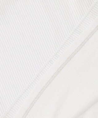 J.PRESS LADIES L シアーストライプ カットソー ライトグレー系1