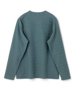 JOSEPH HOMME ブラッシュジャガード　クルーネック長袖Tシャツ スモーキーグリーン系