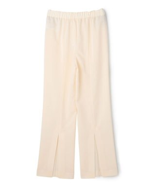 BEIGE， 【イージーケア・セットアップ対応】BATEAU / バックスリット ストレートパンツ Ecru