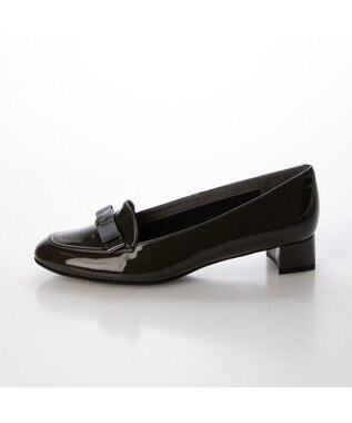 Riz raffinee 【レイン対応】リボンローファー ダークグレーエナメル