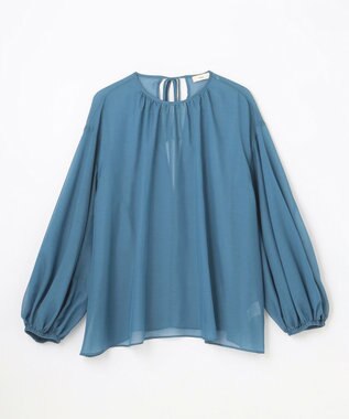 NAVE 【Nave】ブライトシアーボイル ギャザーブラウス