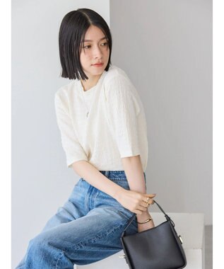 AMERICAN HOLIC フクレジャガードカットプルオーバー Ivory