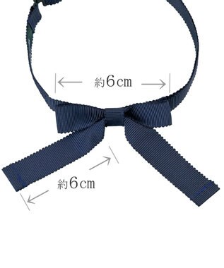 MIKI HOUSE HOT BISCUITS 【ミキハウス】 リボンタイ 紺
