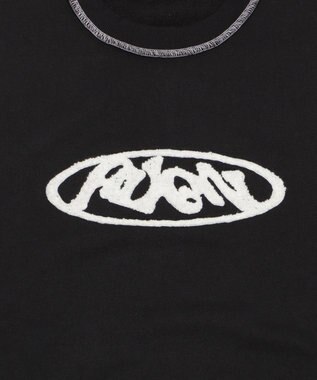 WEGO 【ユニセックス着用ITEM】ショートカラーステッチサガラロゴプルオーバー ブラック