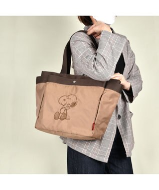 Y'SACCS 【PEANUTSコラボ】SNOOPY ダブルテープトート Mサイズ