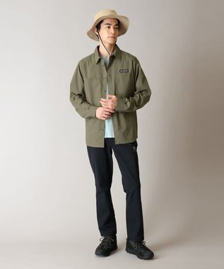 Columbia Columbia/ グレイシャルビスタロングスリーブシャツ /コロンビア Stone Green