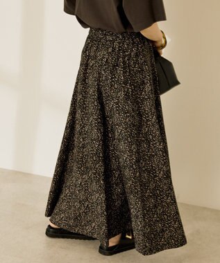 AMERICAN HOLIC ギャザーフレアスカート Black