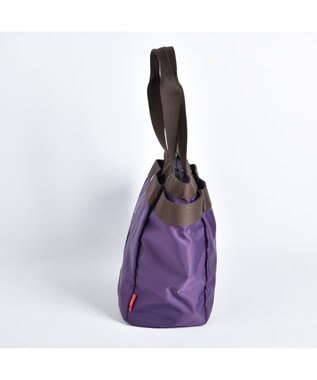 Y'SACCS 【PEANUTSコラボ】SNOOPY ダブルテープトート Mサイズ パープル