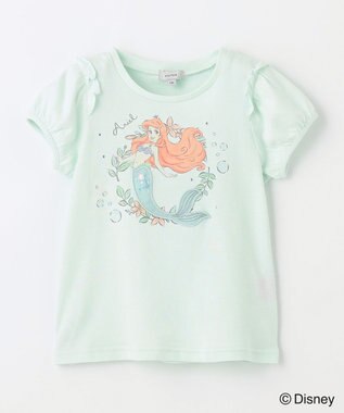 ANY KIDS 【ディズニープリンセス】アート Tシャツ ミント<アリエル>