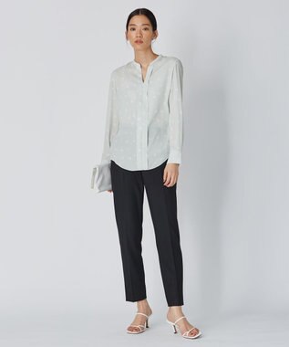 ICB 【洗える】 TR2WAYストレッチ パンツ ブラック系