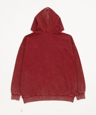 WEGO 【ユニセックス着用ITEM/SMLサイズ展開】グラフィックZIPパーカー レッド