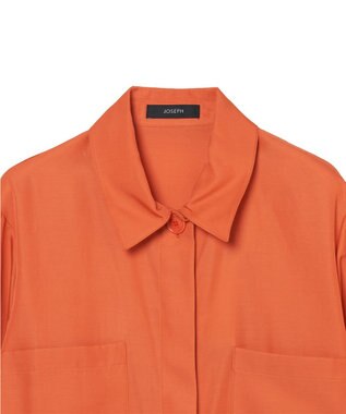 JOSEPH ソフトコットンシルク　シャツ Sun down