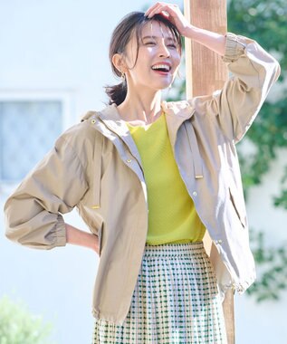 ANY 【手洗い可能・UVケア】ライト撥水マウンテンパーカー ライトモカ